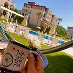 Art Studio Sozopol 'Kyu Ivan' - Terrace And Green Patio Just Infront Ot The Pool - Greenlive Beach Sozopol