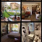 Lejlighed Art Studio Sozopol 'Kyu Ivan' - Terrace And Green Patio Just Infront Ot The Pool - Greenlive Beach Sozopol